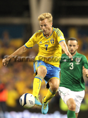 World Cup Qualifying - Group C . Rep of Ireland v Sweden