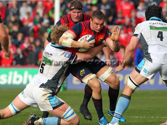 Munster v Glasgow Warriors   European Rugby Champions cup  Oct 22nd 2016