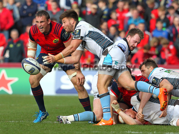 Munster v Glasgow Warriors   European Rugby Champions cup  Oct 22nd 2016