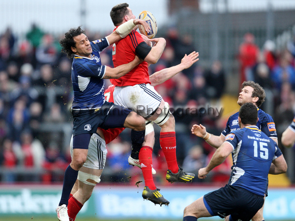 Rugby Union -Rabodirect PRO12 - Munster v Leinster